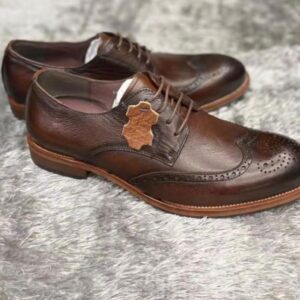 Brown office shoes