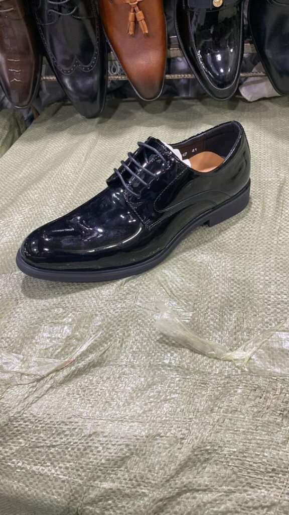 Midnight Gloss Formal Derby Shoes