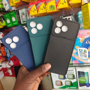 Luxury Matte Silicone Camera Protection Phone Case