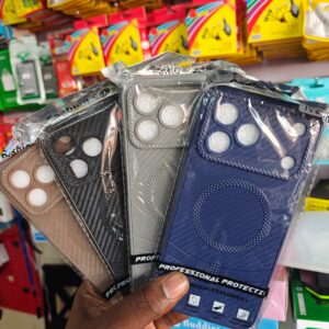 MagSafe Carbon Fiber Shockproof iPhone Case